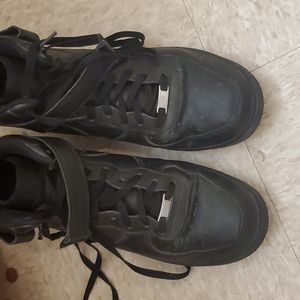 Black air force's, high tops, size 13